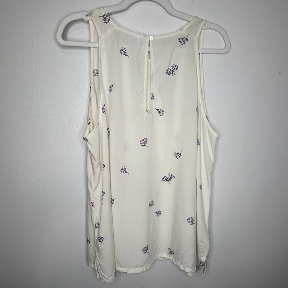 Old Navy Women's Tunic SZ XL Floral Fairy Cottagecore Relaxed Fit 100%Rayon Boho - Picture 5 of 11